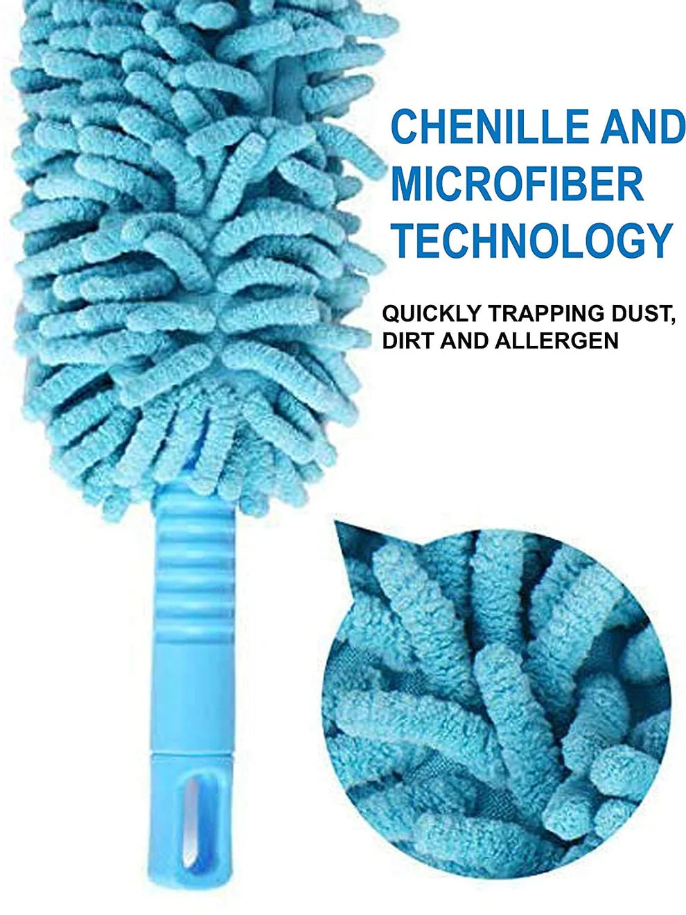 Foldable Multipurpose Microfiber Fan Cleaning Duster For Home and Office (1270)