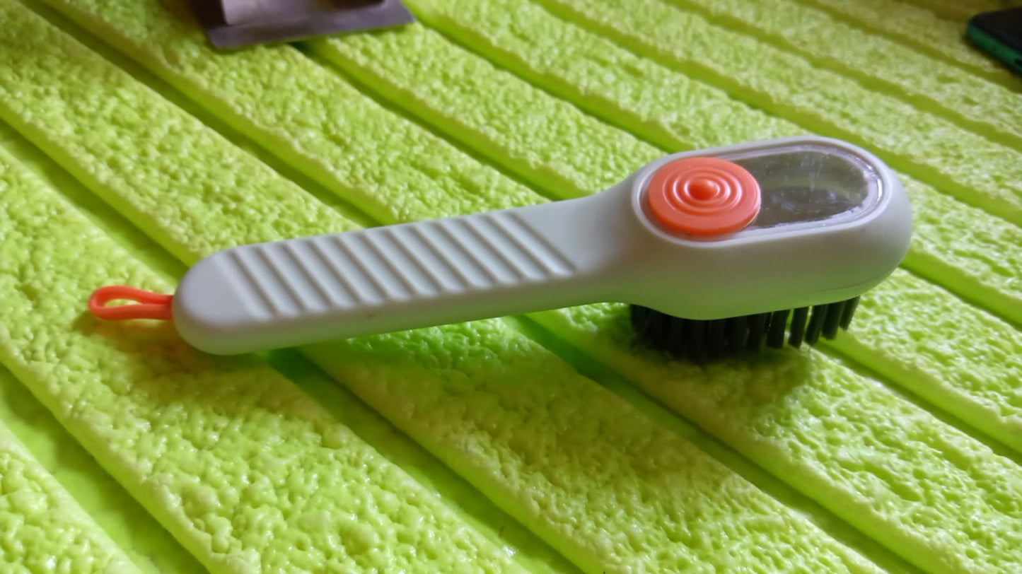 Multifunctional Scrubbing Brush with Liquid / Soap Dispenser (2pc Pack)