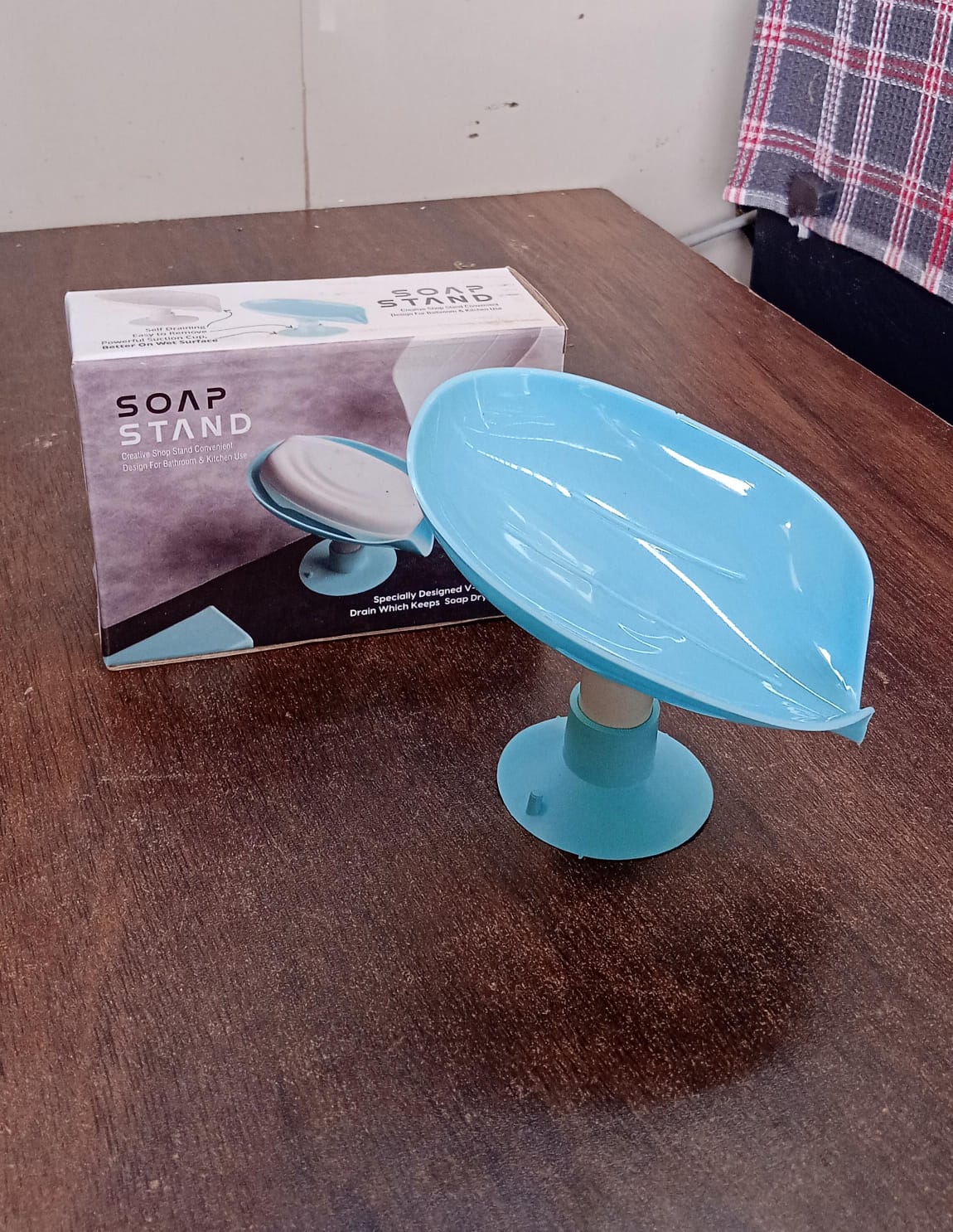 Self Draining Soap Dish Holder Soap Box (3 Pc Set)