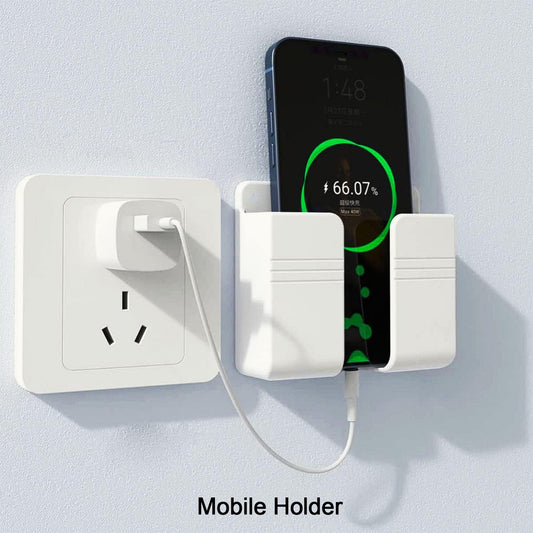 Wall Mount Self-adhesive Mobile Phone Holder Stand (3 Pc Set)