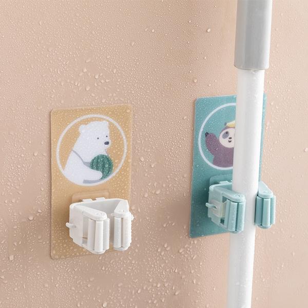 Magic Sticker Self Adhesive Mop And Broom Holder (6pc Pack)