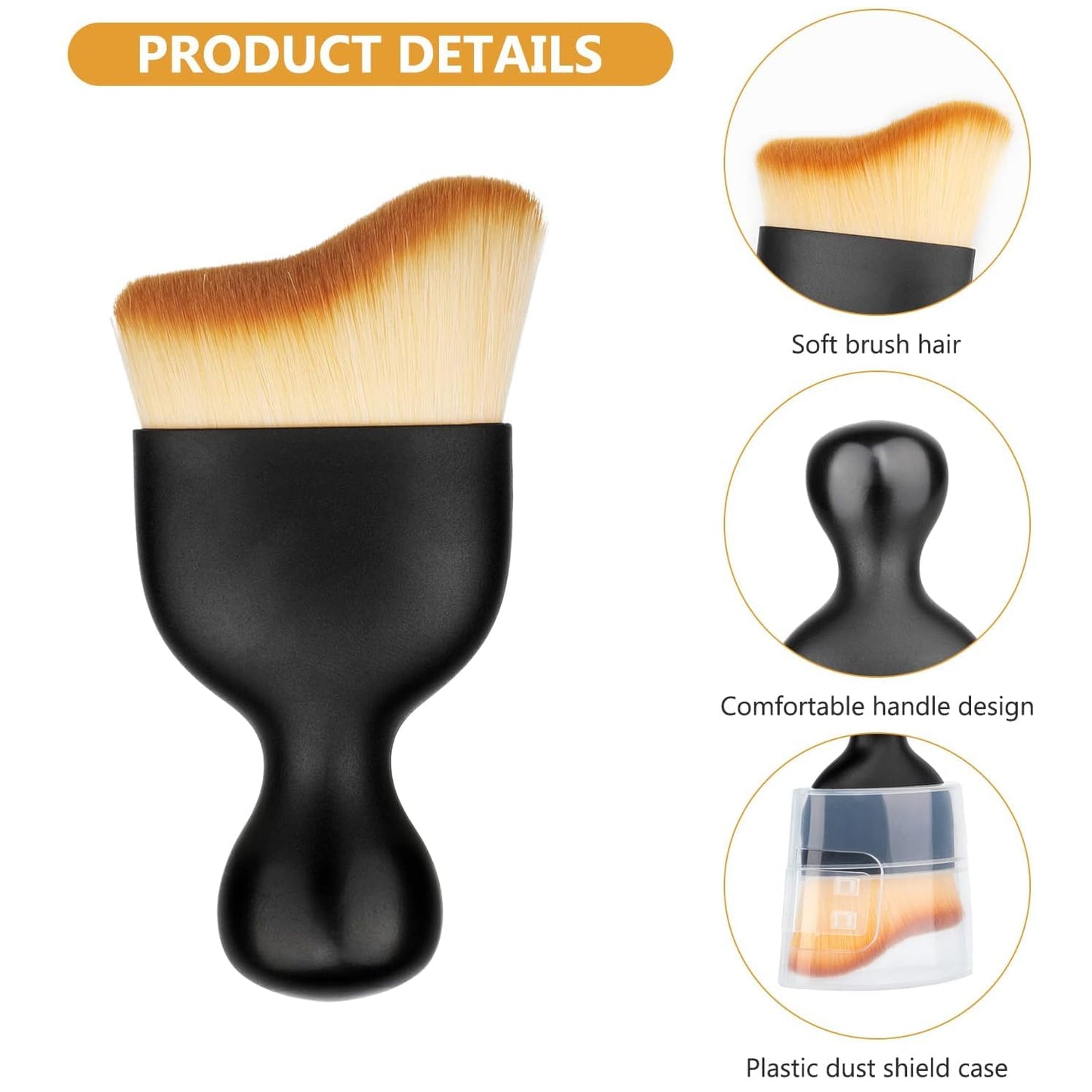 Mini Car Interior Cleaning Soft Brush -car Cleaning Brushes Duster (2 Pc Set)