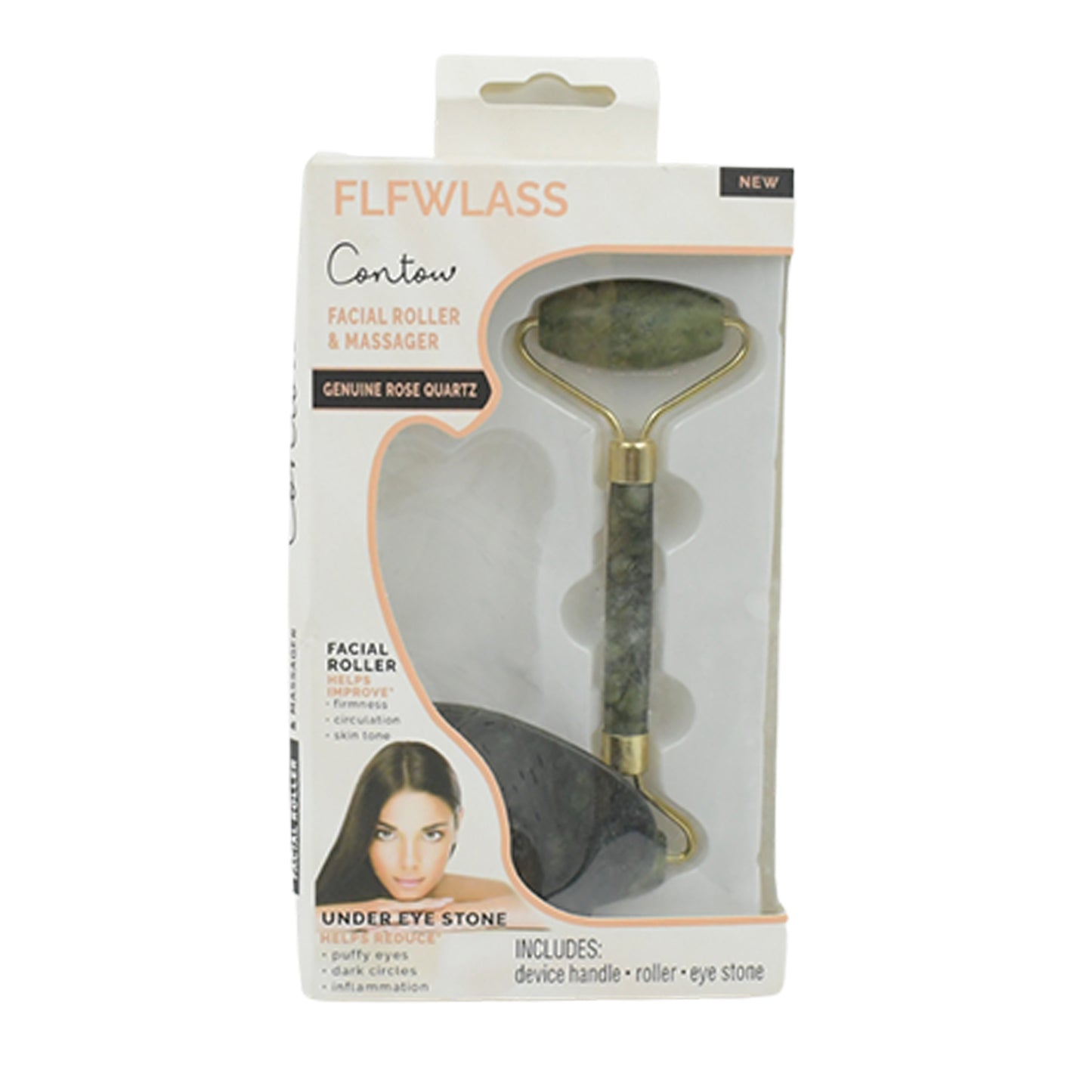 Gua Sha Stone and Anti Aging Jade Roller Massager for Face