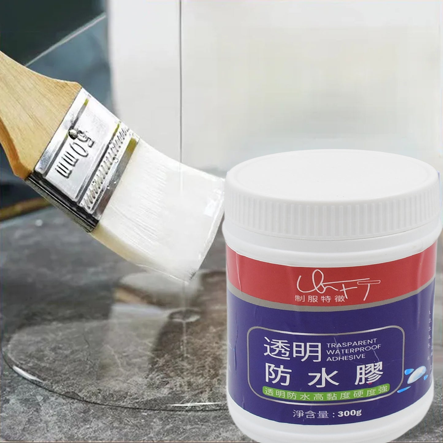 Transparent Waterproof Glue, Leakage Protection 300g (1 Pc)