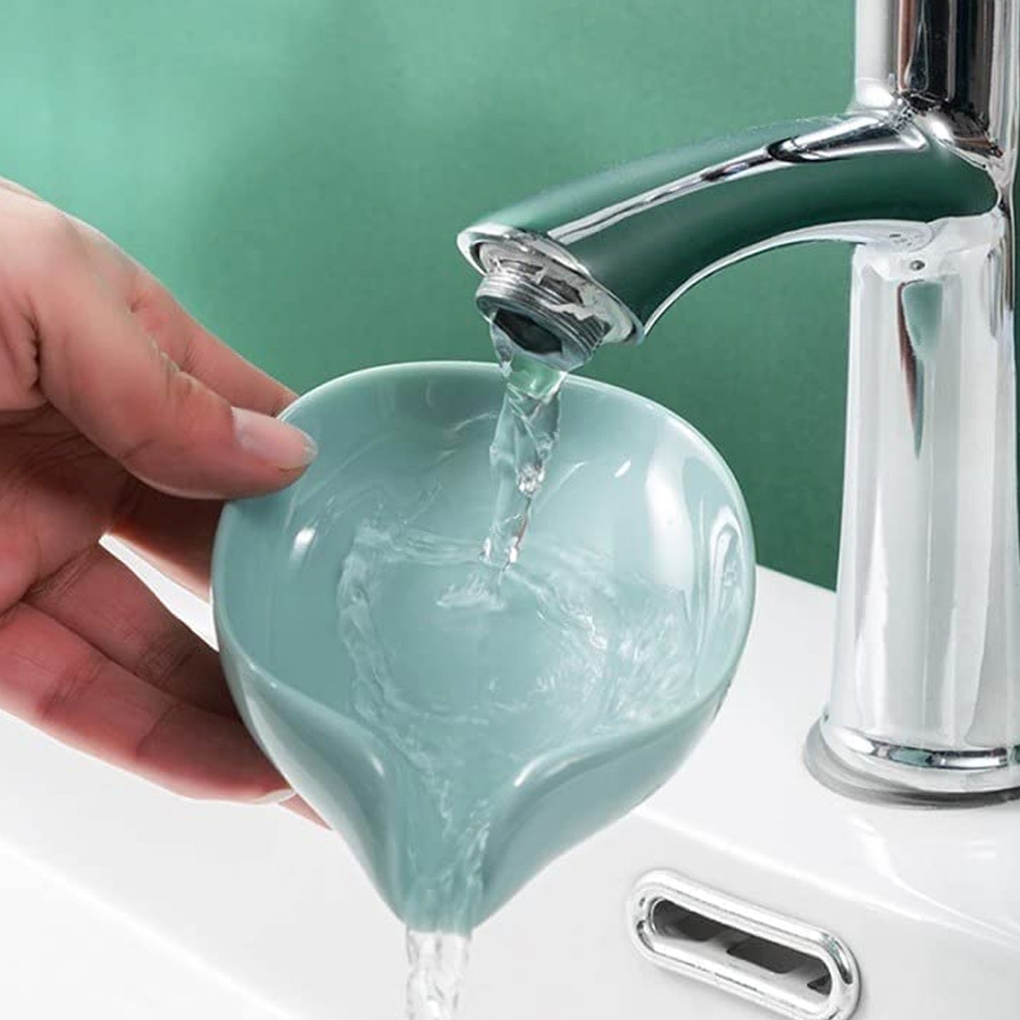 Self Draining Soap Dish Holder Soap Box (3 Pc Set)