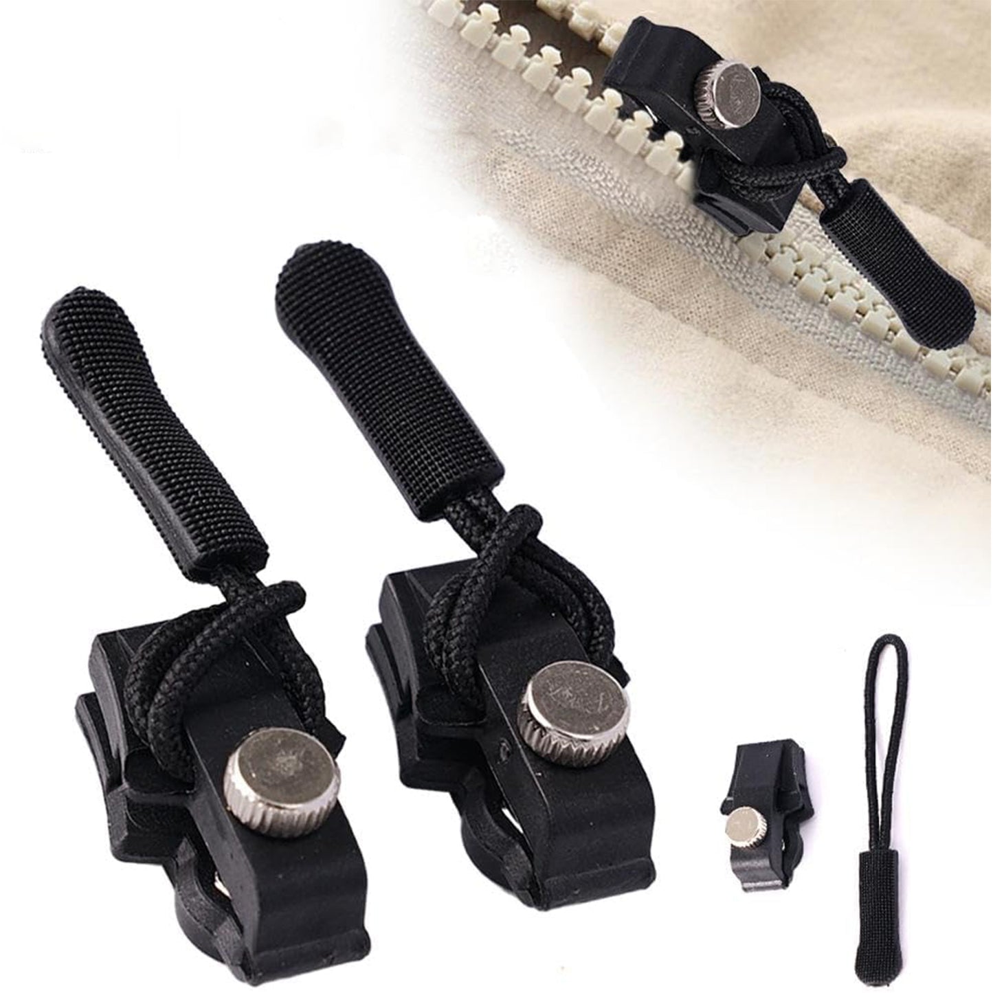 Portable Universal Detachable Zipper Slider (3 Pc Set)