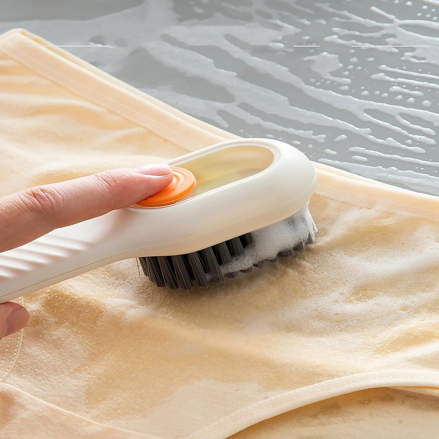 Multifunctional Scrubbing Brush with Liquid / Soap Dispenser (2pc Pack)