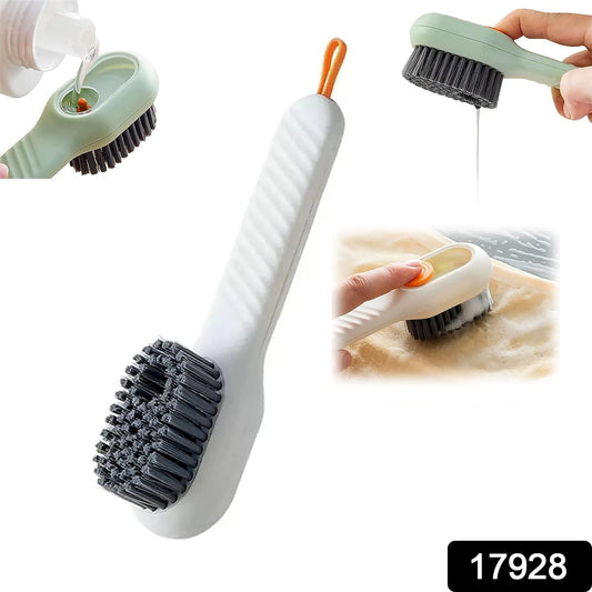 Multifunctional Scrubbing Brush with Liquid / Soap Dispenser (2pc Pack)